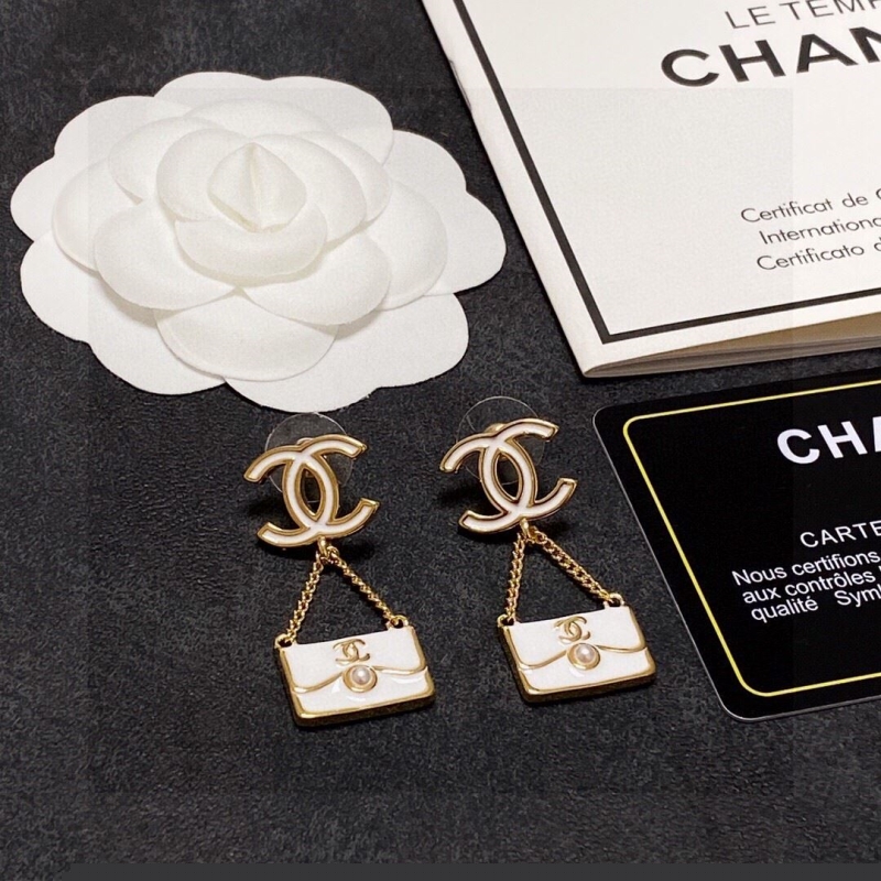 Ch*el earrings